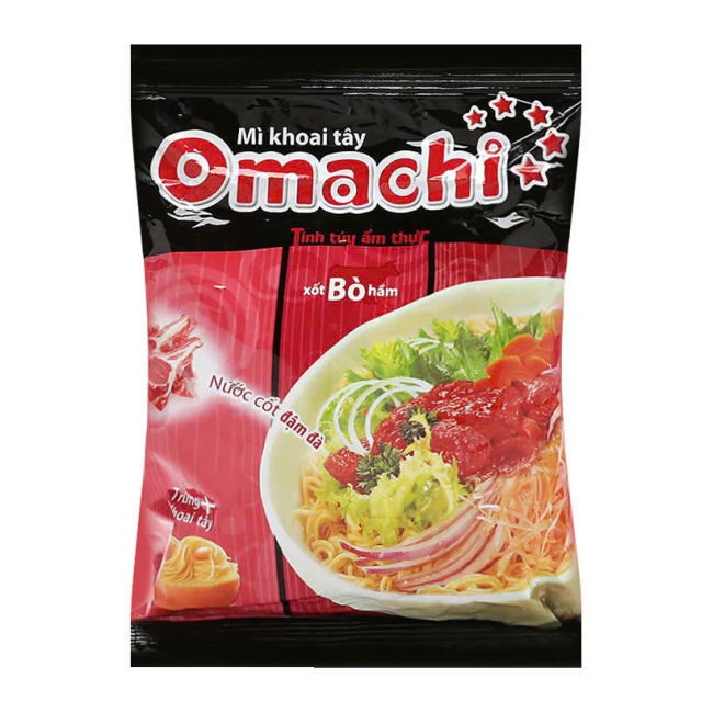 Mì omachi bò hầm