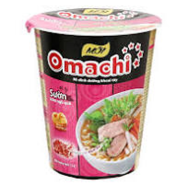 Mì ly omachi sườn